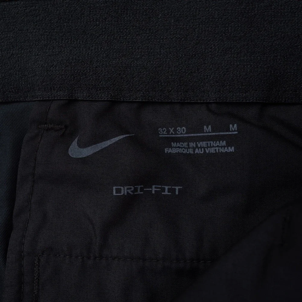 Nike Dri-FIT Chino Golf Pants Mens 32x30 Fit 33x27.5 Black Excellent Stretch